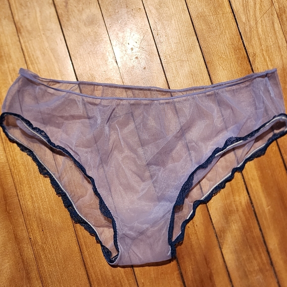 Vintage 3 piece navy and lavendar cami set - Picture 4 of 4